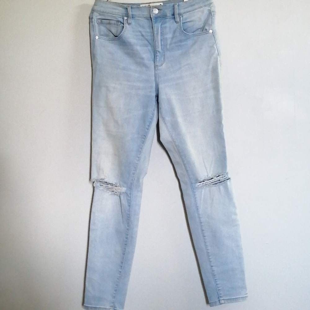 Ultra high rise jeans